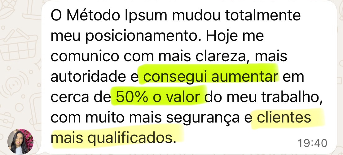 Aumentou 50% o valor do trabalho