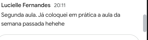 Depoimento de participante 6