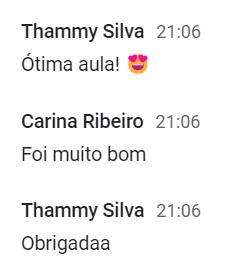 Depoimento de participante 3