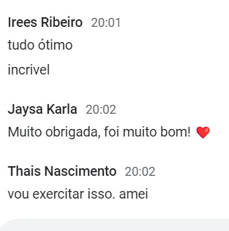 Depoimento de participante 4